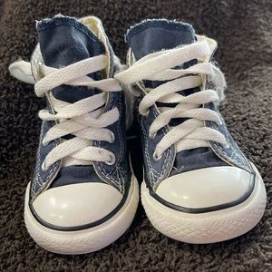 Hi-top Converse All Star Navy size 6 toddler